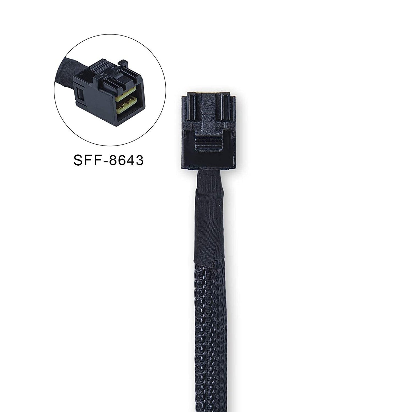 Lot of 4 Dell PowerEdge R240 3.5-inch x4 SFF-8643 PERC Mini-SAS HD Cable 882WV (NOT FOR HOME PC)