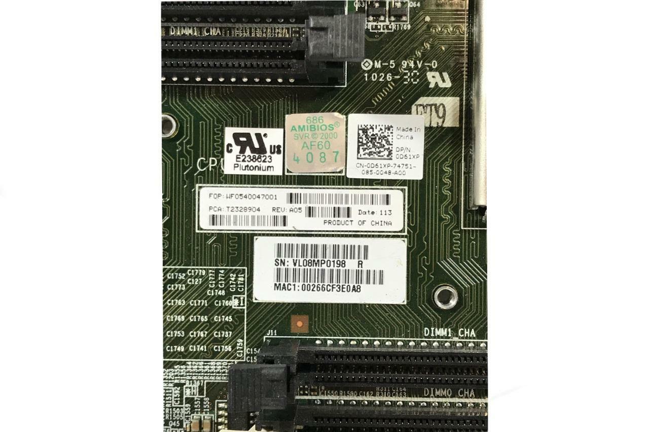 Dell D61XP PowerEdge C6100 Motherboard
