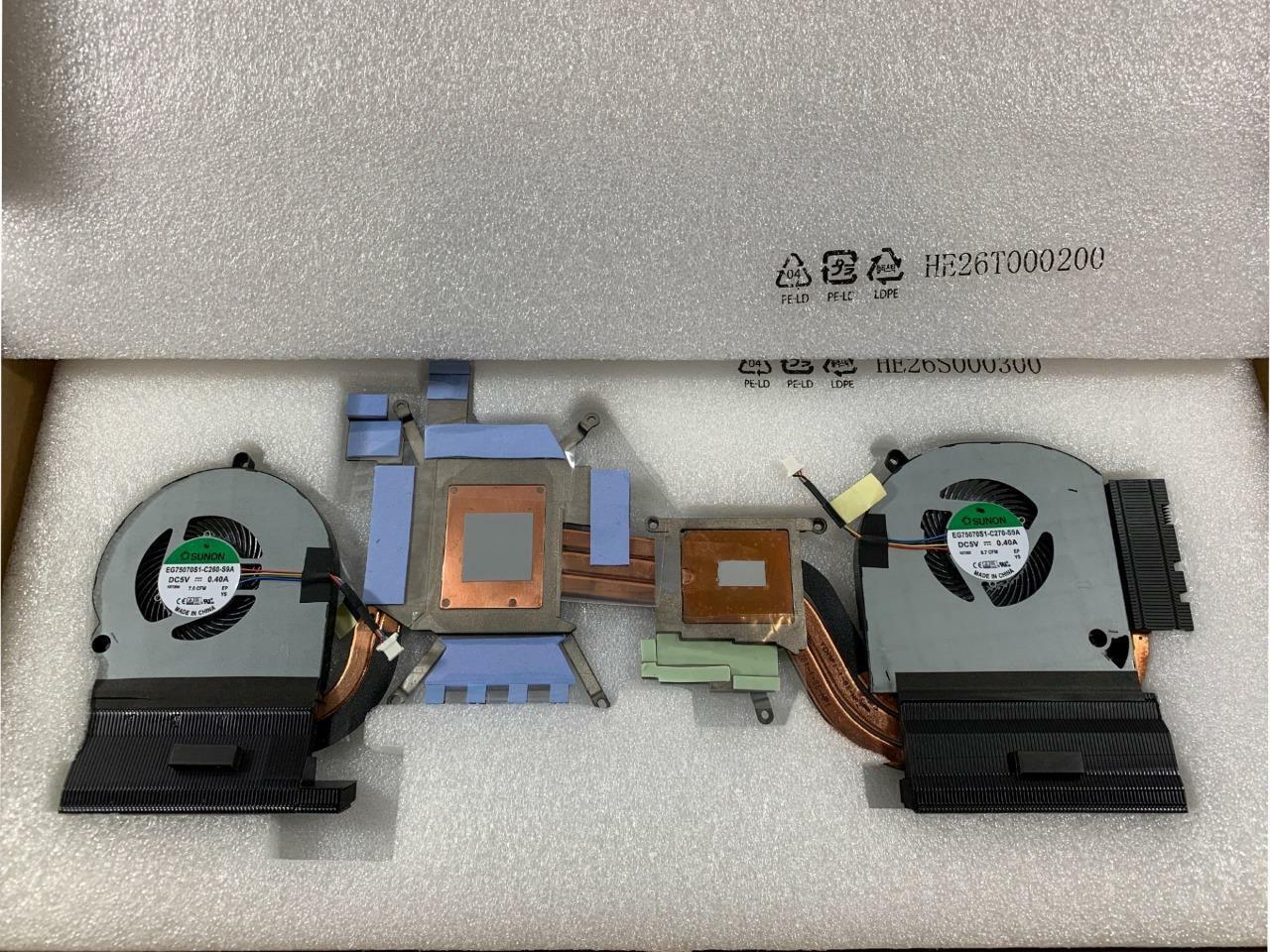 Genuine Dell Fan+Heatsink 6VKKX AT26S003ZC0 For Alienware 15 R4 P69F EG75070W1-C
