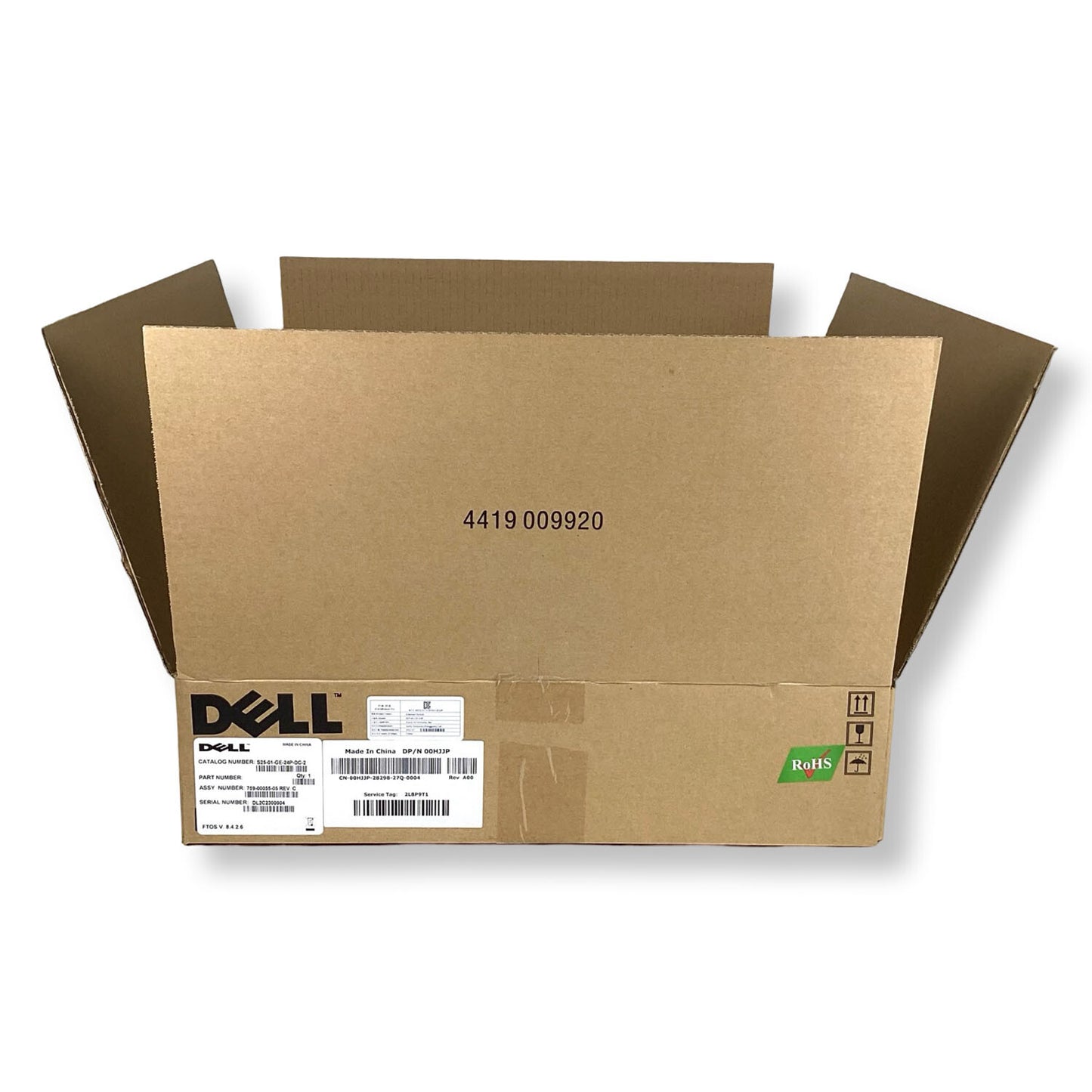 Dell Force 10 S25-01-GE-24P-DC-2 24-Port Ethernet Gigabit network Switch 0HJJP