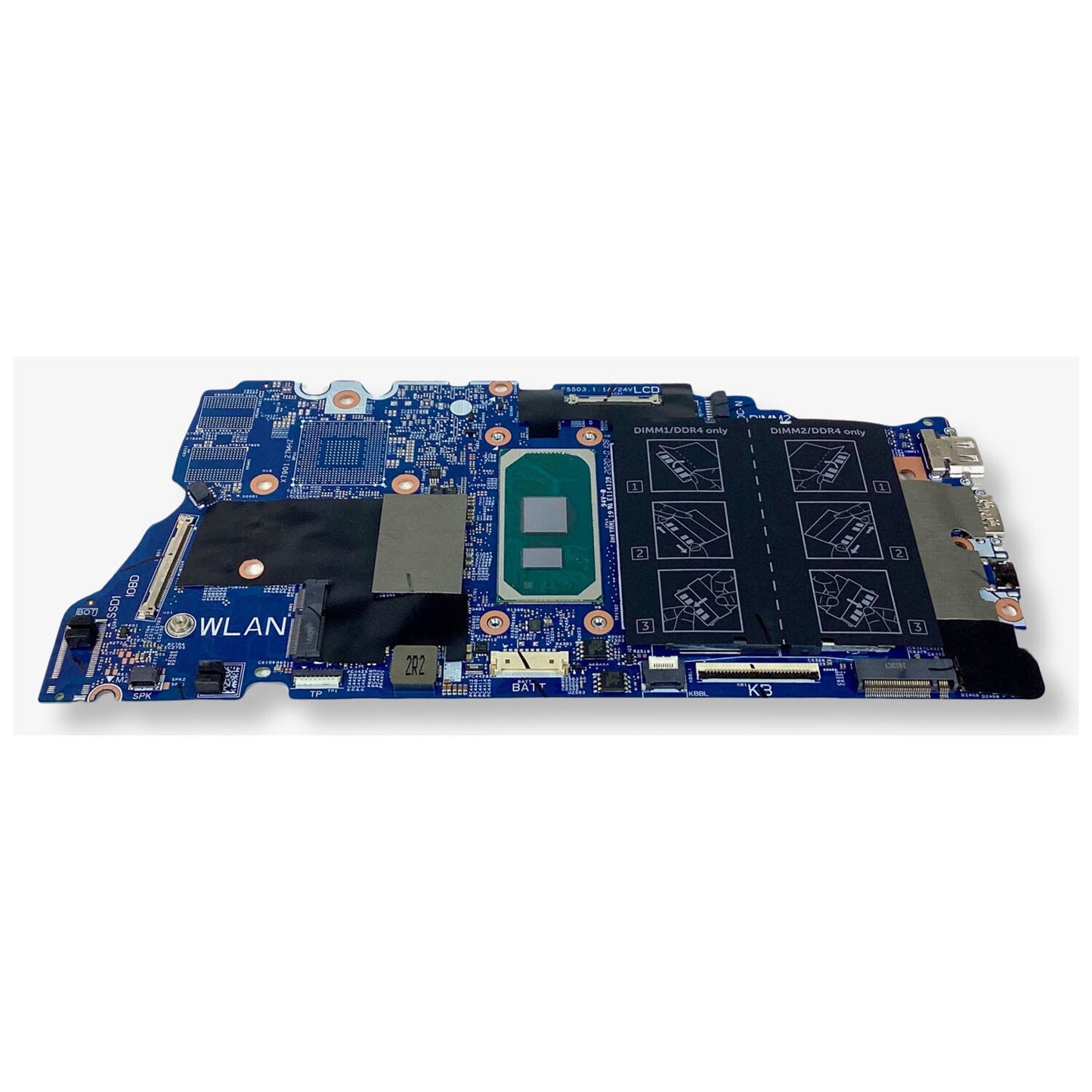 Dell Inspiron 7500 2-in-1 Silver Motherboard i5-1035G1 1.0GHz Quad-Core GVCY9