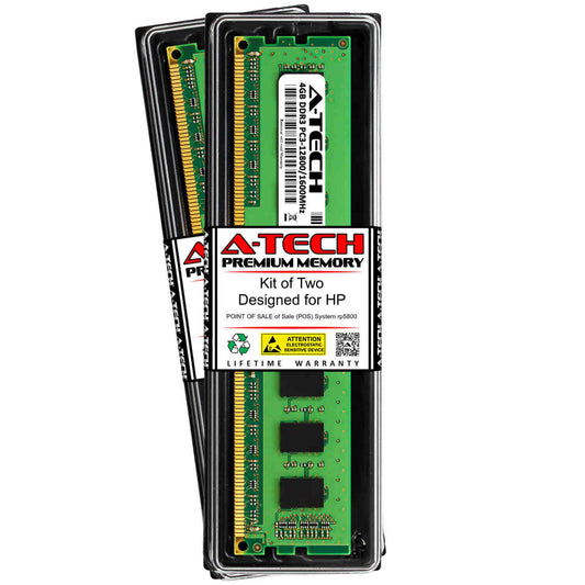 8GB 2x 4GB PC3-12800 HP Retail POS rp5800 Memory RAM