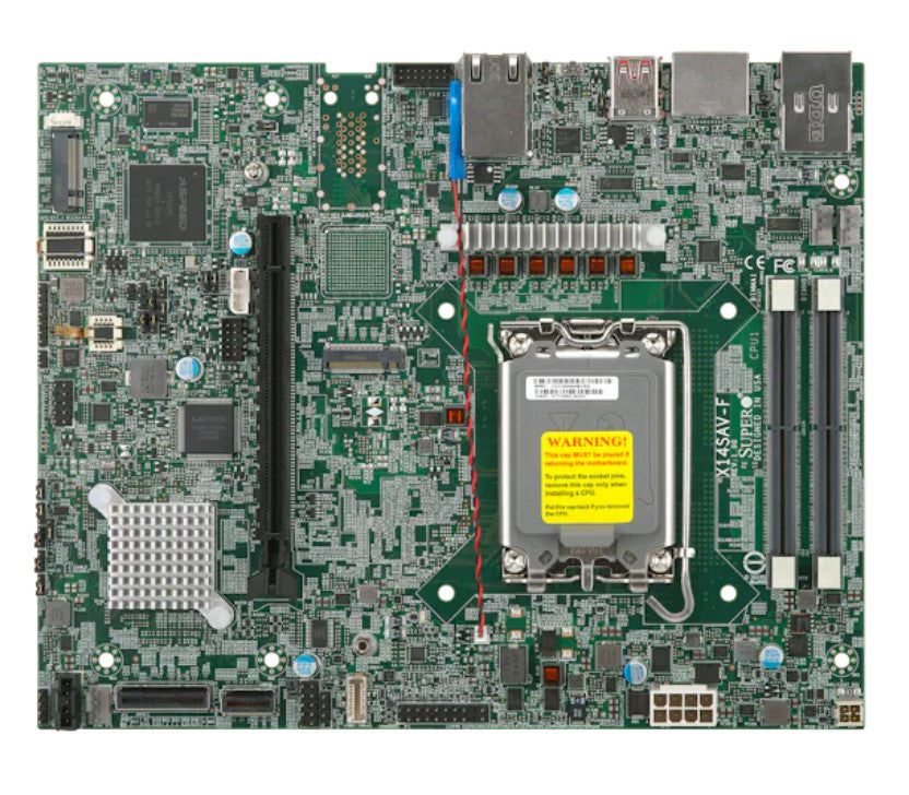 SuperMicro X14SAV-F Motherboard - Embedded,FlexATX,ARL-S,UP,PCH W880,Dual LAN