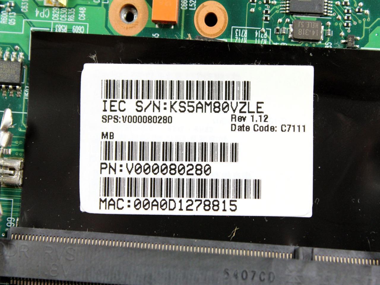 Toshiba Satellite M45 Intel 915GM DDR2 Laptop Motherboard V000055390 1310A203290