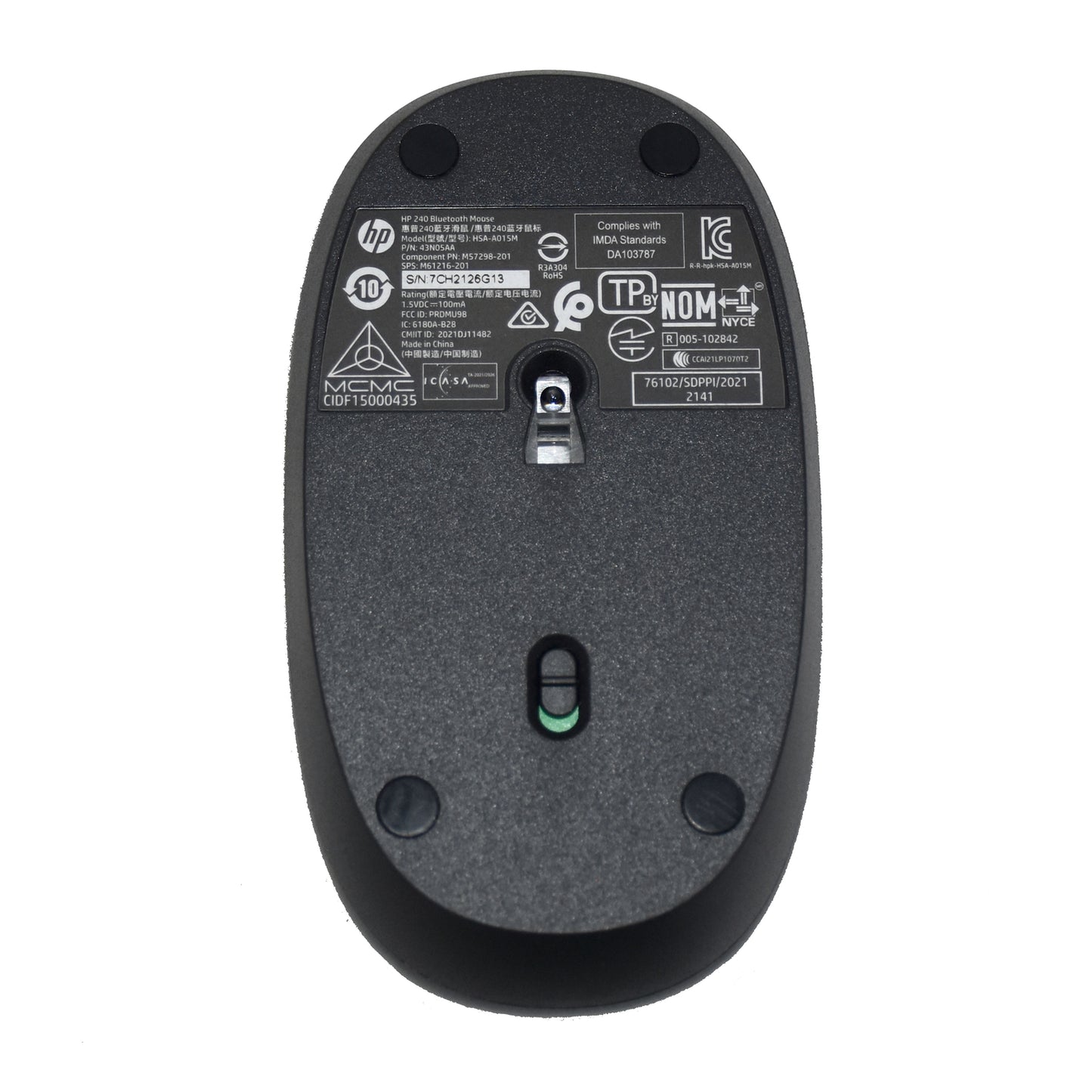 HP 240 Empire Red Bluetooth Wireless Mouse Sleek Portable & Reliable 43N05AA#ABA