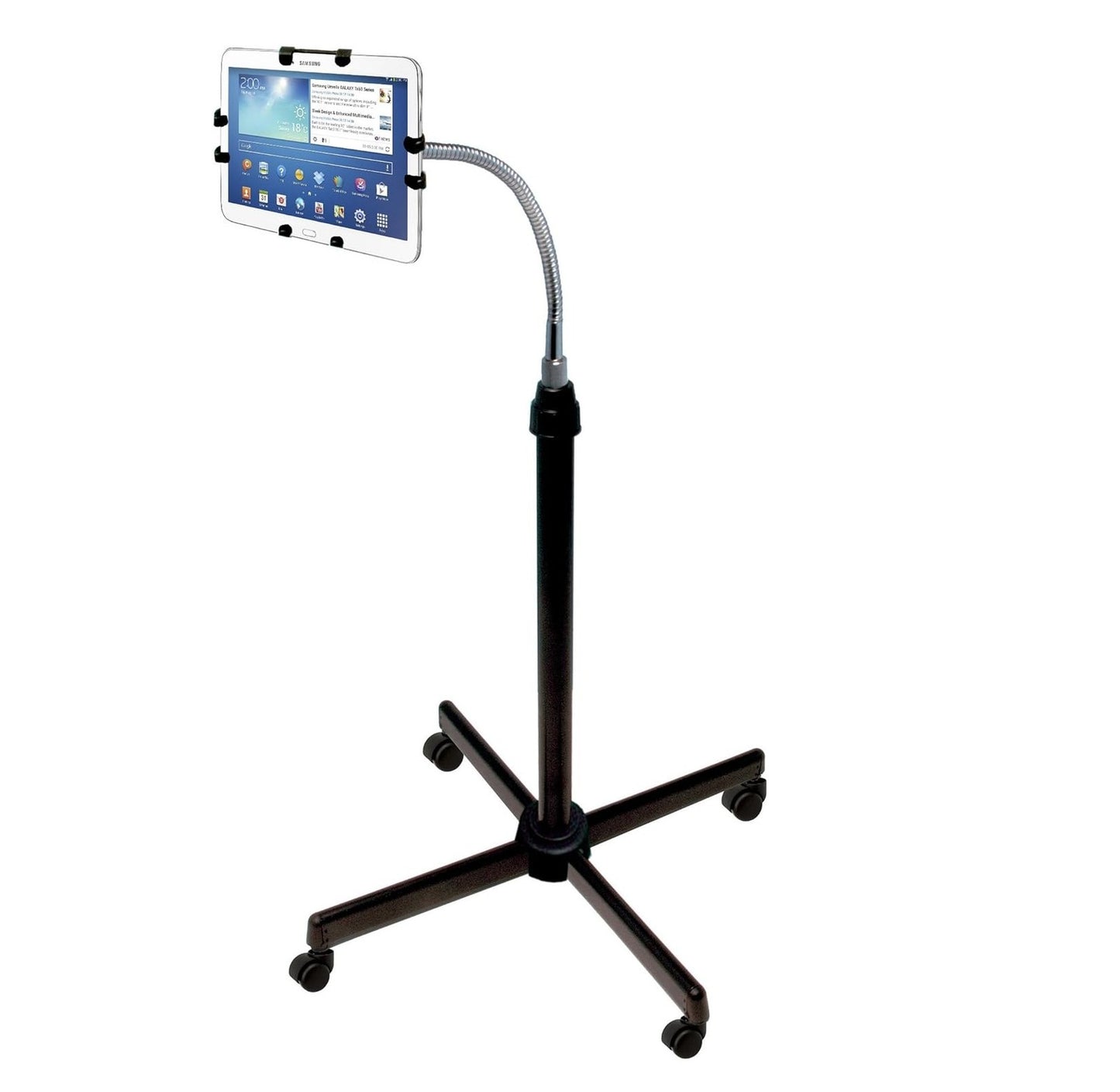 CTA Universal Height-Adjustable Gooseneck Floor Stand 9.7-10.1" Tablets PAD-UAFS