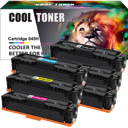 6PK 045H Toner Compatible for Canon 045H imageCLASS LBP612Cdw MF632Cdw MF634Cdw