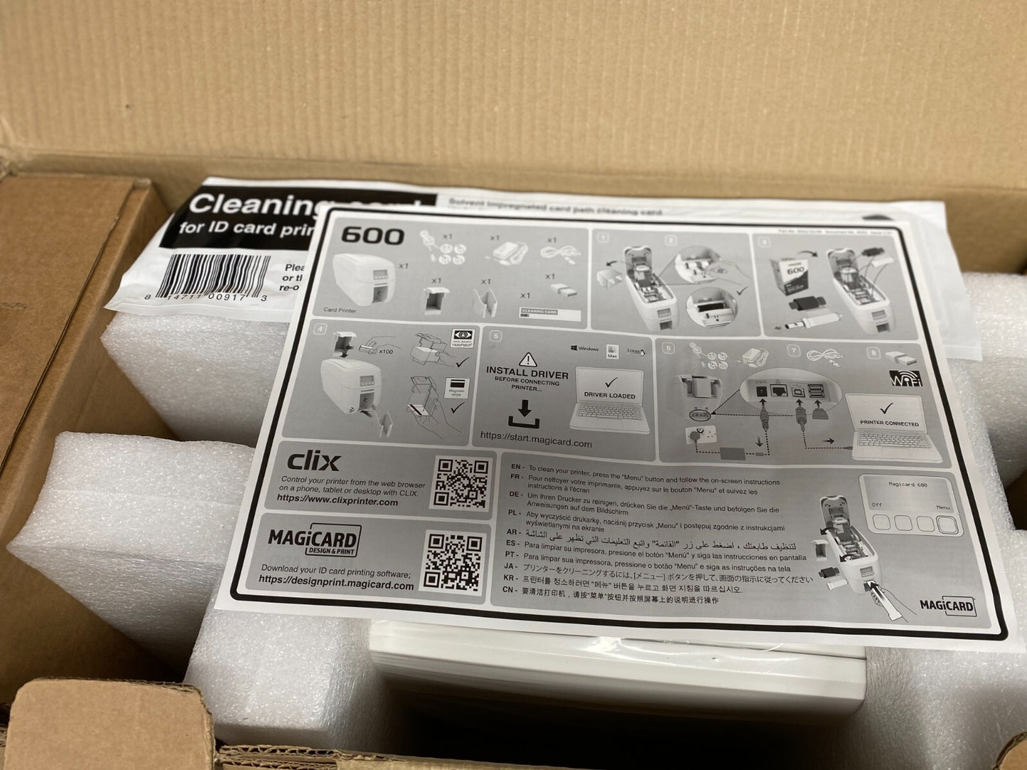 Magicard 600 Duo Double-Sided Color ID Card Printer - 365250212