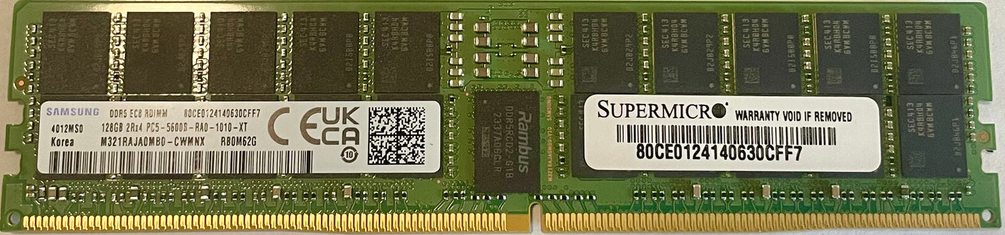 Samsung M321RAJA0MB0-CWM 128GB DDR5-5600 ECC RDIMM (NOT FOR HOME PC)