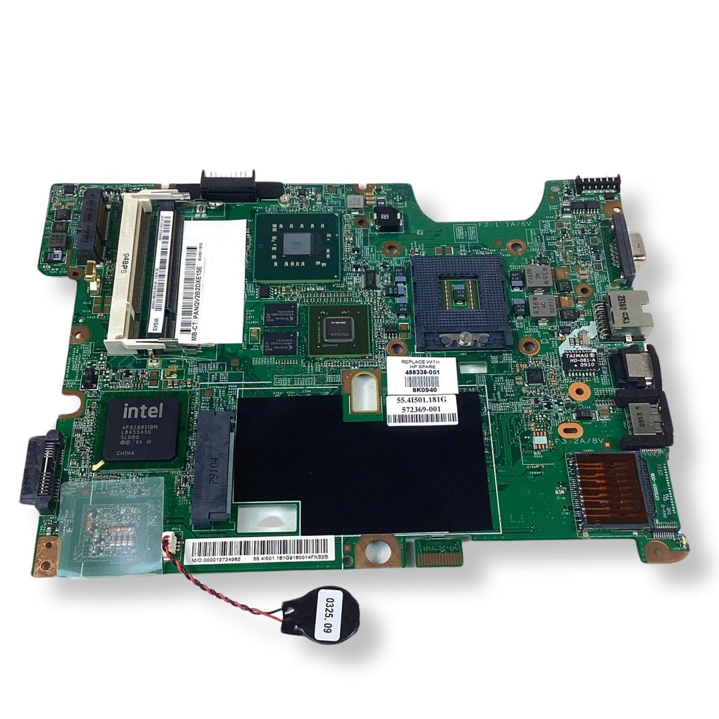 New HP Presario CQ50 CQ60 CQ70 Intel Laptop Motherboard 488338-001 572369-001