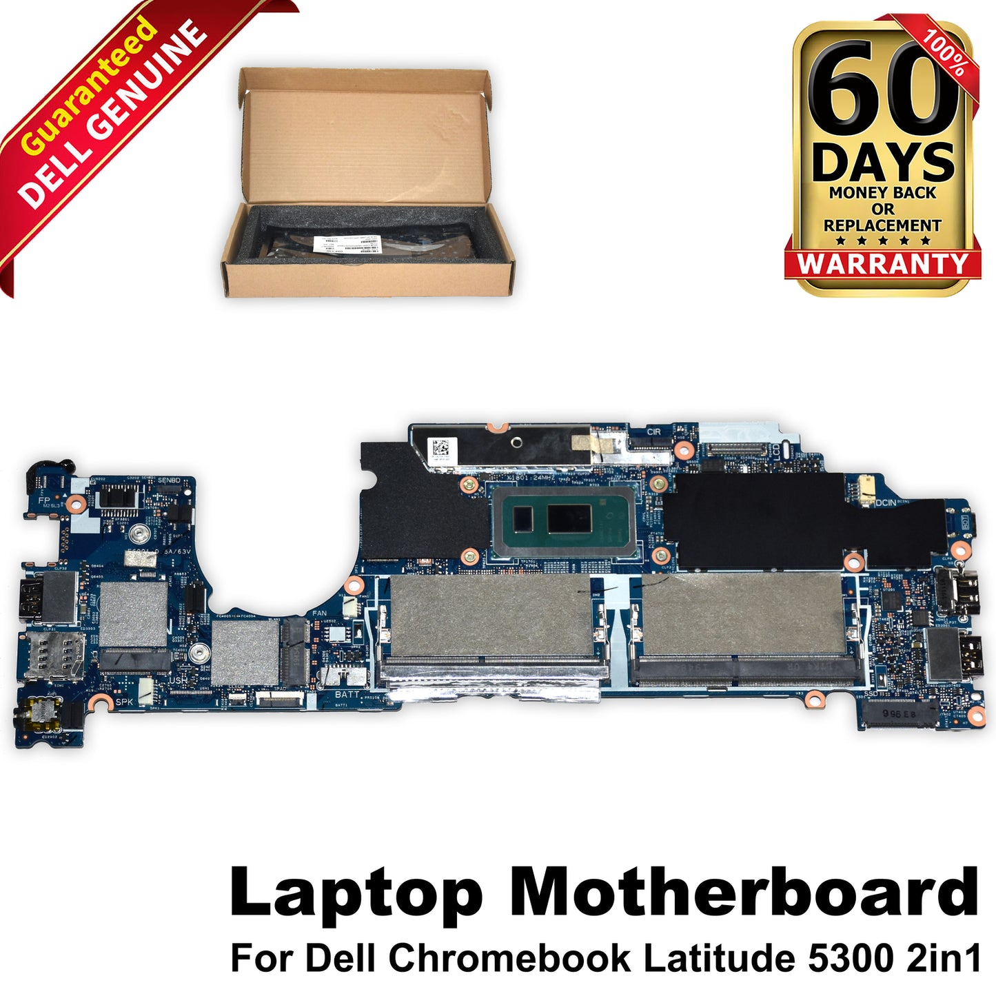 Dell Latitude 5300 2-in-1 Chromebook Motherboard i7-8665U 1.9GHz 18780-1 5F136