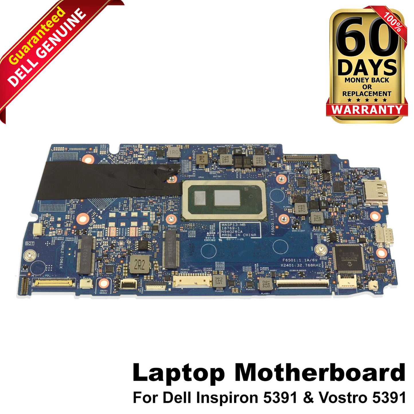 Dell Inspiron 5391 i5-10210U Quad-Core 8GB DDR3 Laptop Motherboard 5V5NC