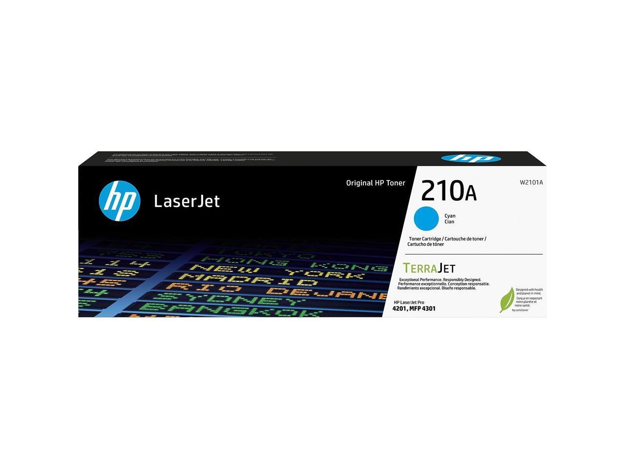 Print HP|W2101A HP 210A (W2101A) CYAN ORIGINAL LASERJET TONER CARTRIDG R