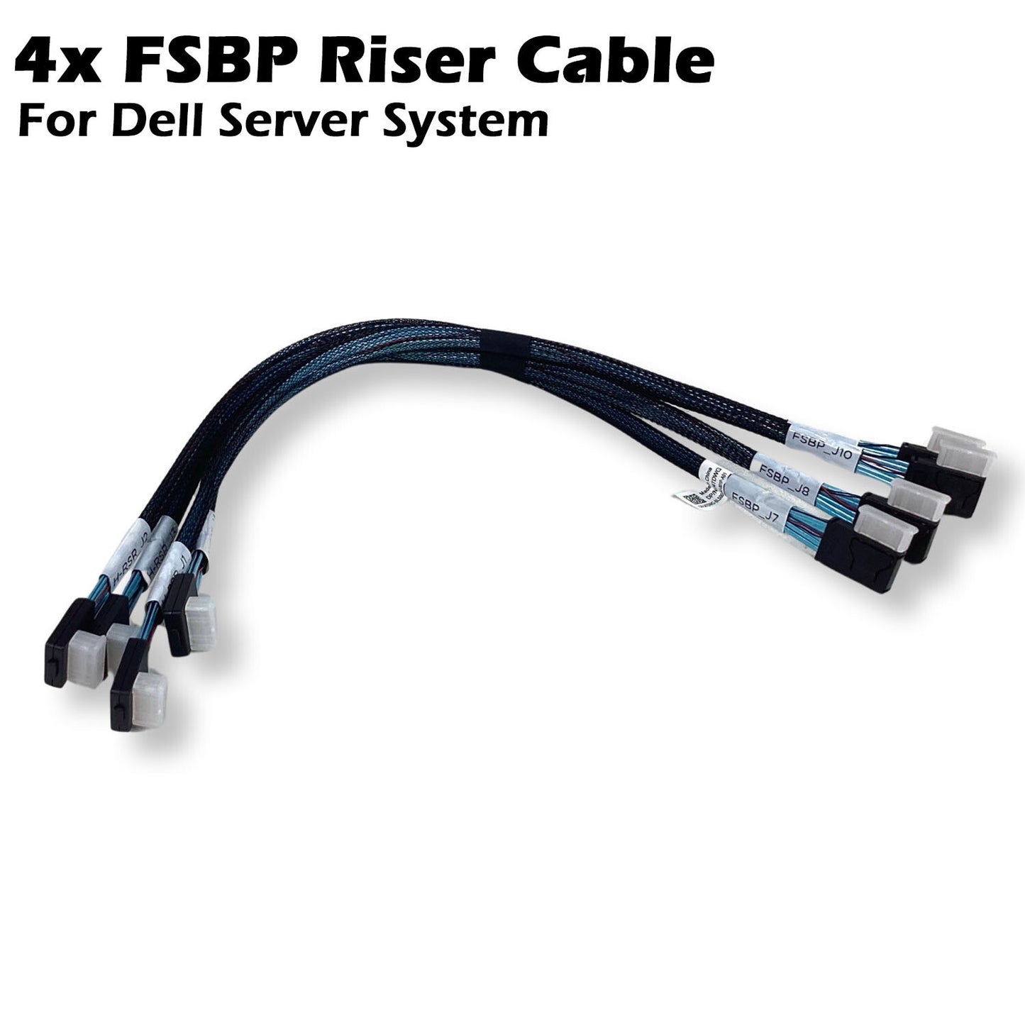 Dell Server System NPIO x4 FSBP High-Speed Riser Cable Replacement 4TDWG 04TDWG