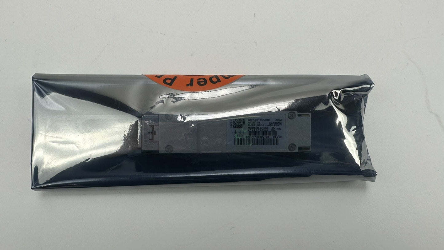 Cisco QSFP-40/100-SRBD 100GbE 40GbE LC Transceiver with Hologram QSFP SR-BiDi