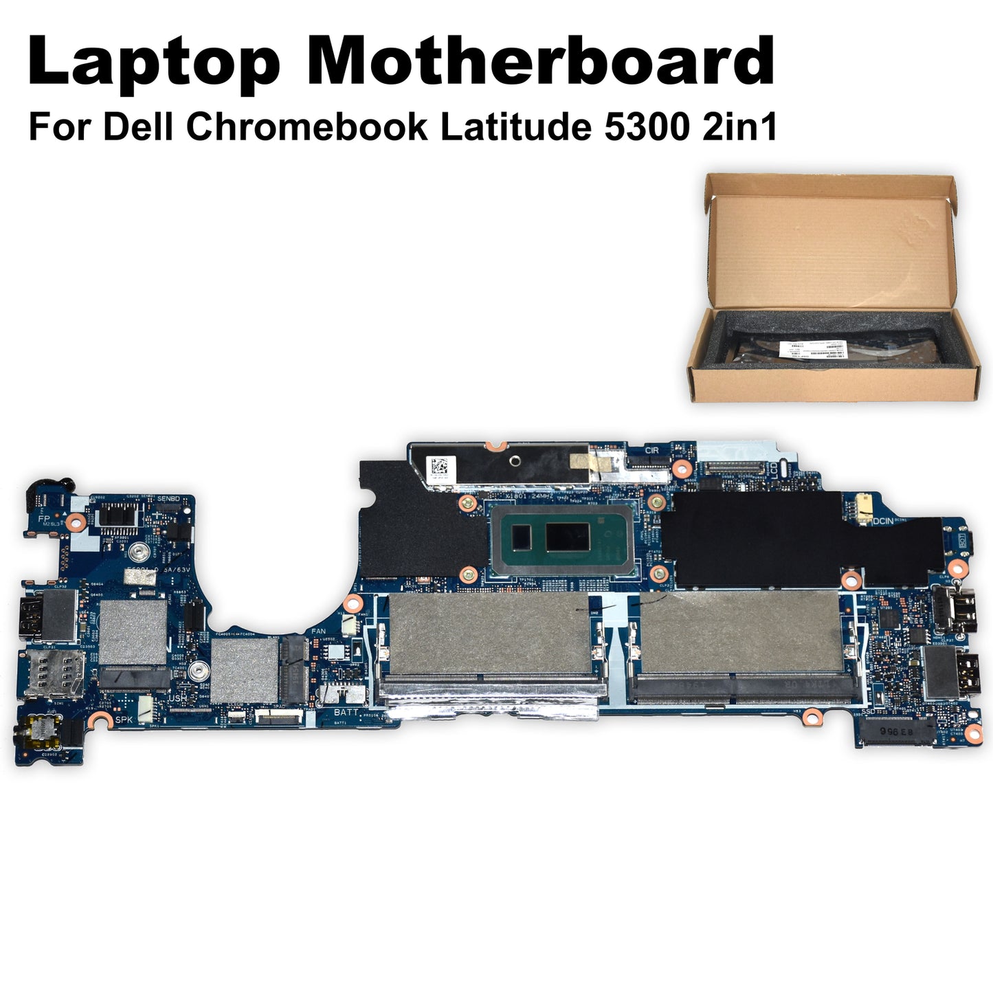 Dell Latitude 5300 2-in-1 Chromebook Motherboard i7-8665U 1.9GHz 18780-1 5F136