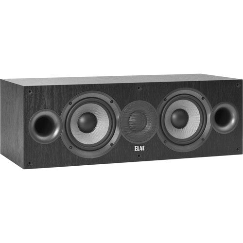 Elac DC52-BK Debut 2.0 C5.2 Two-Way Center Channel Speaker, Black