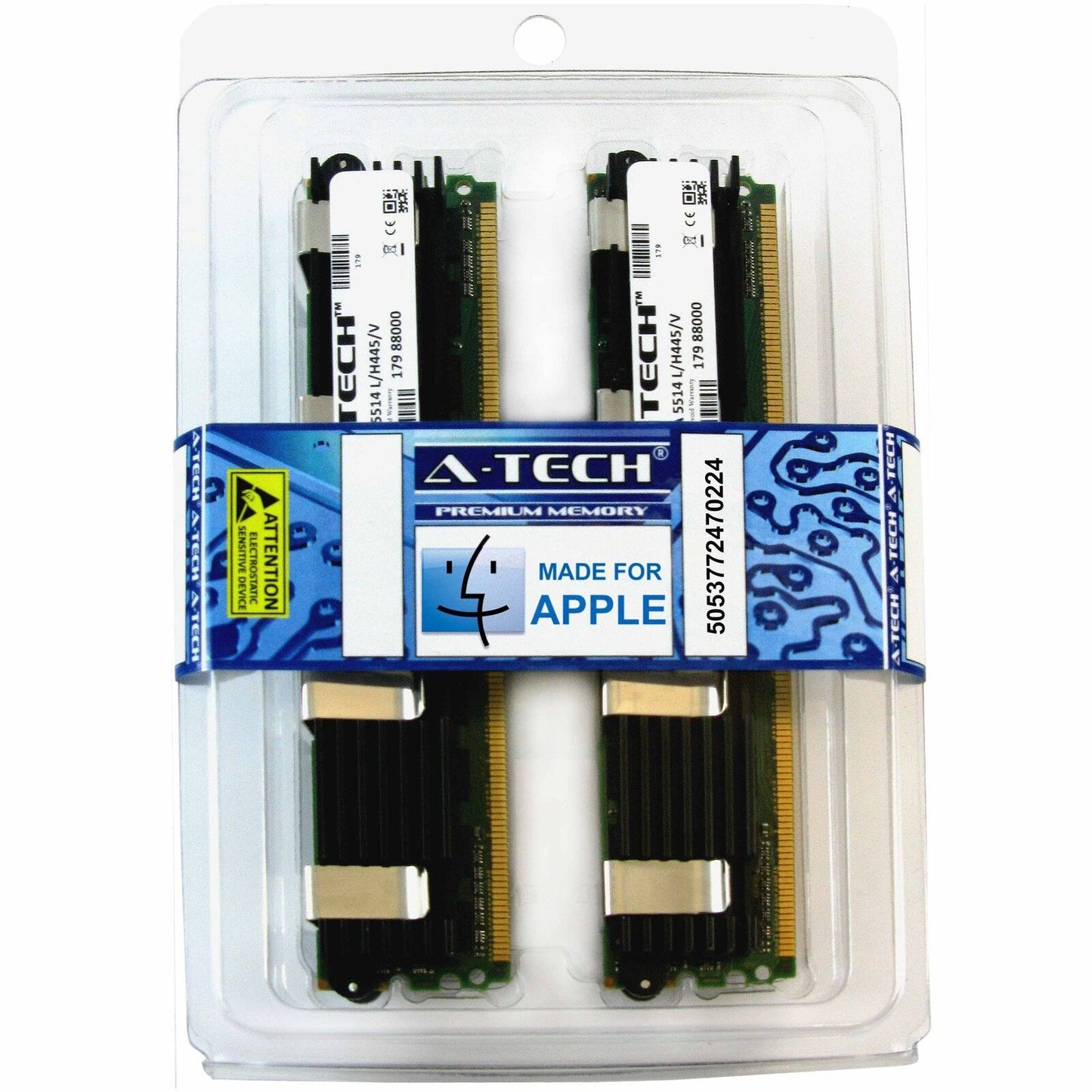8GB KIT 2X 4GB PC2-5300 Mac Pro Quad Core Eight Core MA356LL/A A1186 Memory Ram
