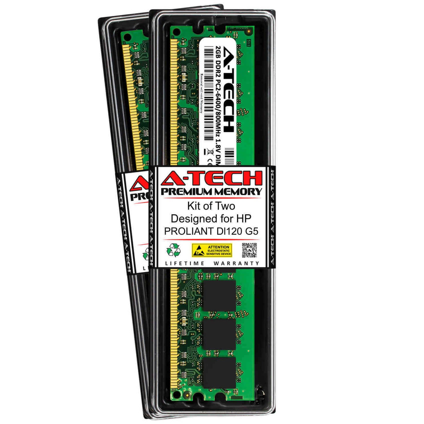 4GB 2x 2GB PC2-6400 DDR2 800 MHz Memory RAM for HP PROLIANT DL120 G5