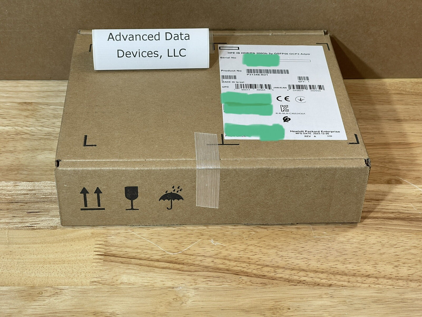 HPE 200Gb HDR QSFP56 2P OCP3 x16 Ethernet/InfiniBand Network Adapter NIC PCIe4