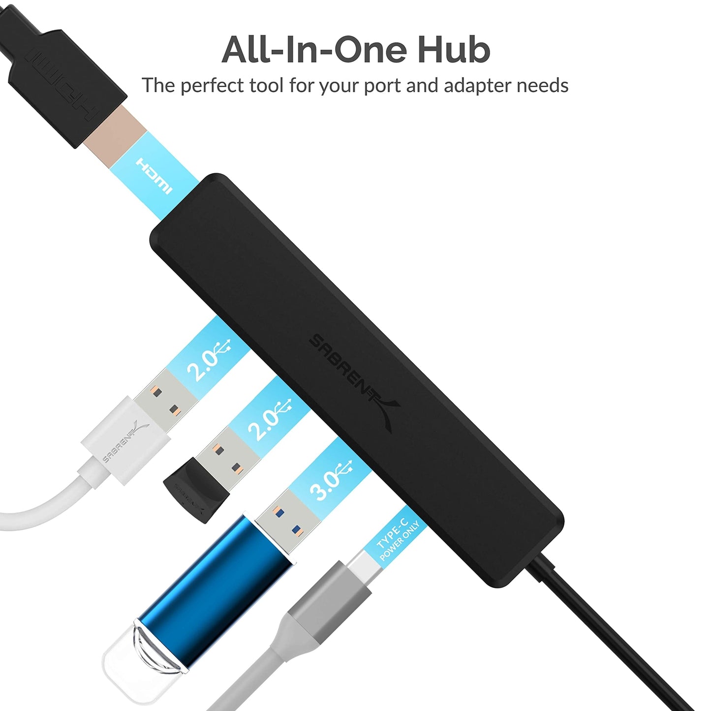 Sabrent HB-TC5P HUB Sabre|HB-TC5P R Accessories - Mobile Hardware