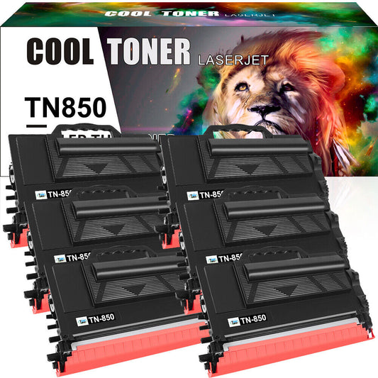6 TN850 Toner Compatible With Brother MFC-L6700DW MFC-L5850DW HL-L6200DW L6400DW