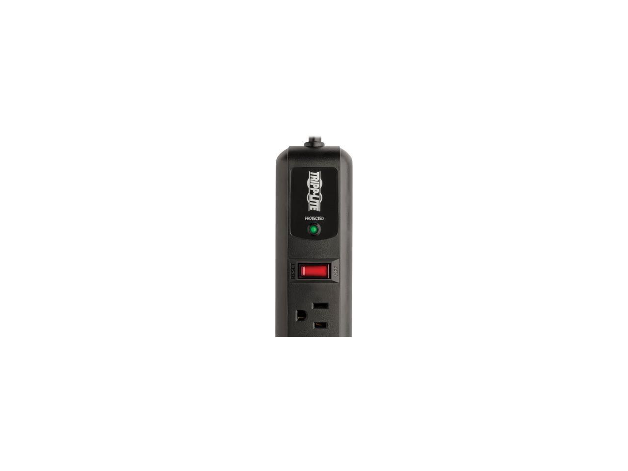 TRIPP LITE TLP74RB 4.0 Feet 7 Outlets 1080 Joules Surge Suppressor