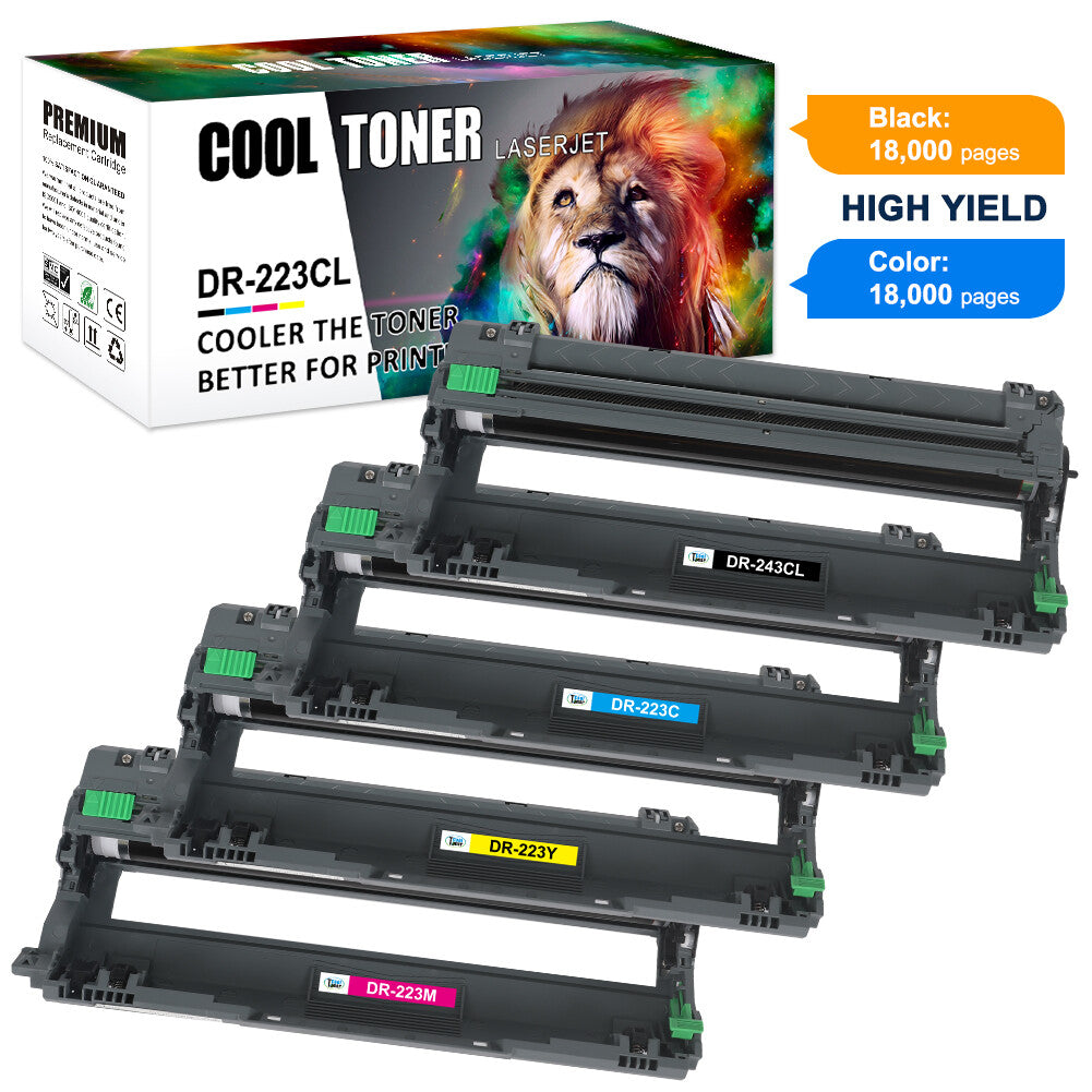 4x DR223 Drum Unit compatible for Brother HL-L3270CDW MFC-L3710CW MFC-L3750CDW