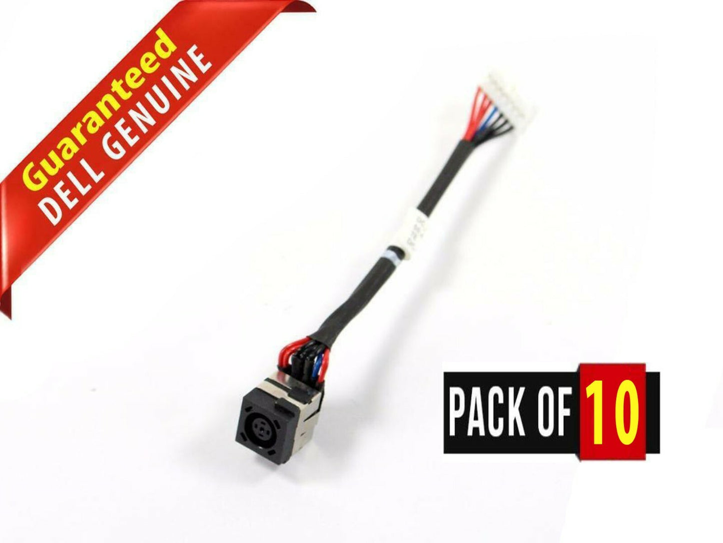 Lot x 10 Dell Inspiron N5050 N5040 M5040 DC Power Jack Cable 7DC46 07DC46