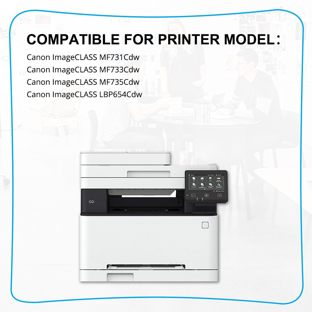 4PK Toner Cartridge CRG046 for Canon 046H ImageCLASS MF731cdw MF735cdw LBP654Cdw