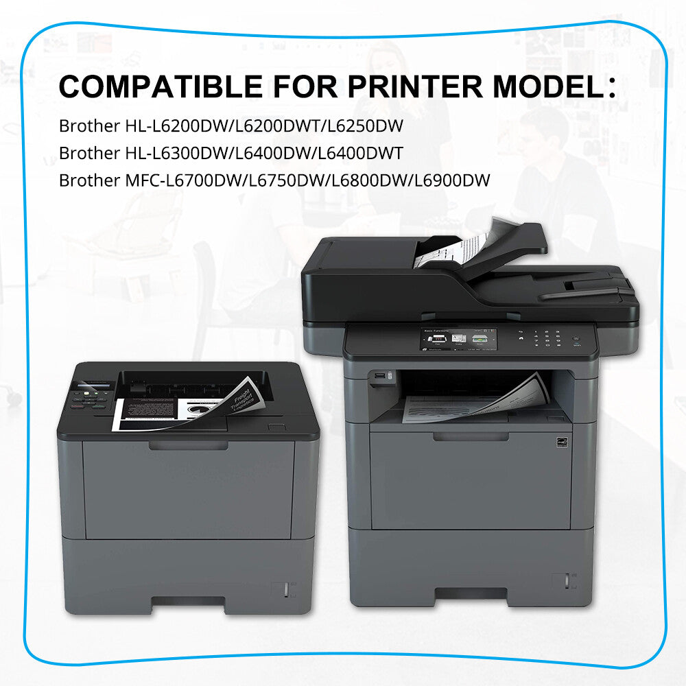 5PK TN880 Toner Compatible with Brother HL L6200DWT L6200DW L6300DW MFC-L6700DW