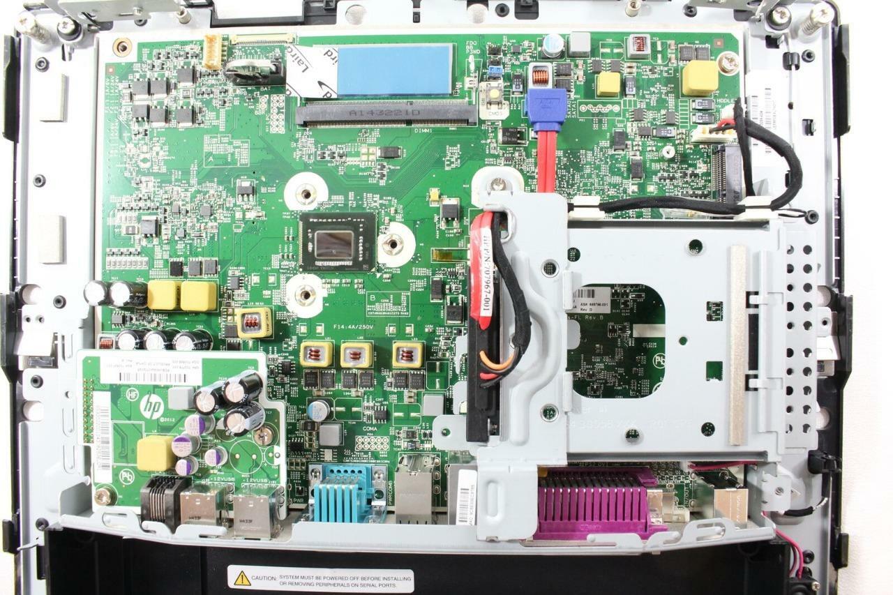 Genuine HP RP7100 Barebone W/ Motherboard Intel Celeron 807UE 683096-004