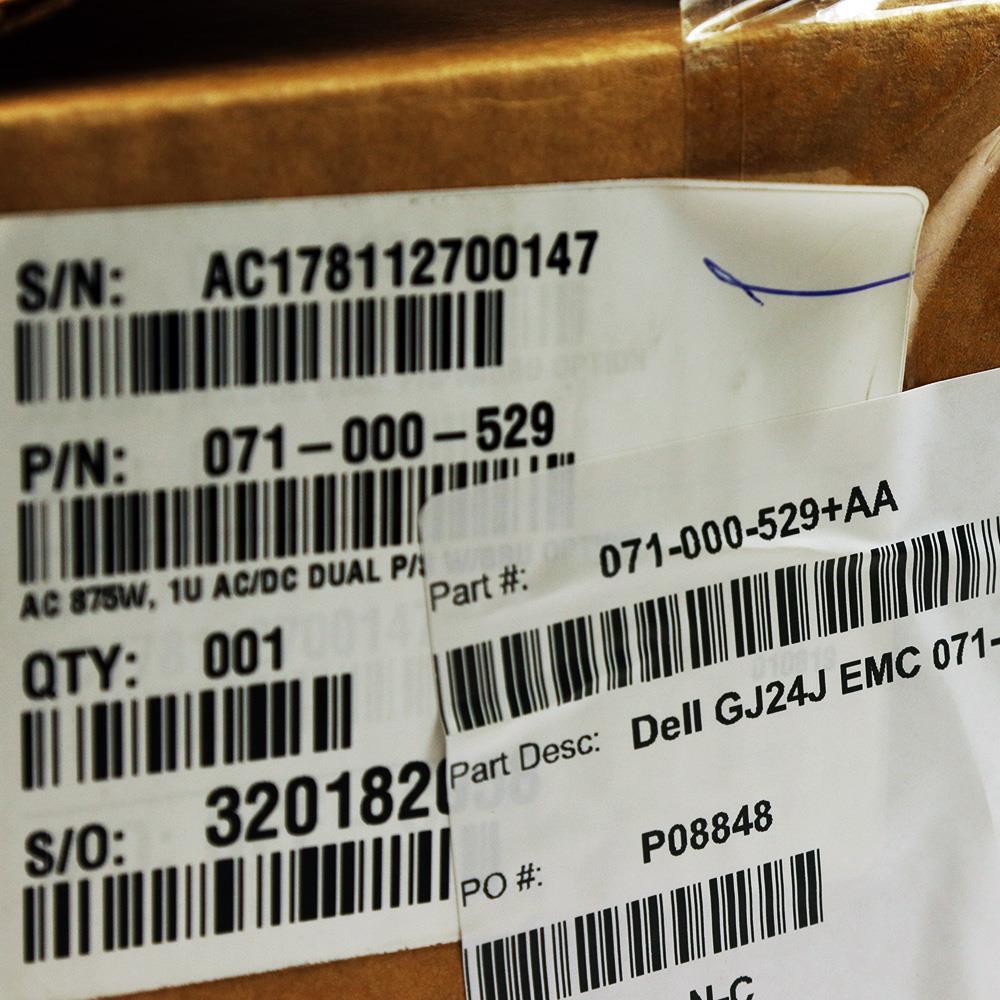Genuine Dell EMC Server AC 875W Power Supply 100-240V SG7011 GJ24J 071-000-529