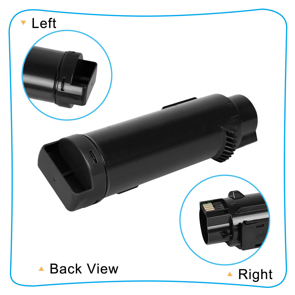 Toner Compatible With Xerox WorkCentre 6515DN Phaser 6510DNI (BK&Color, 12 Pack)