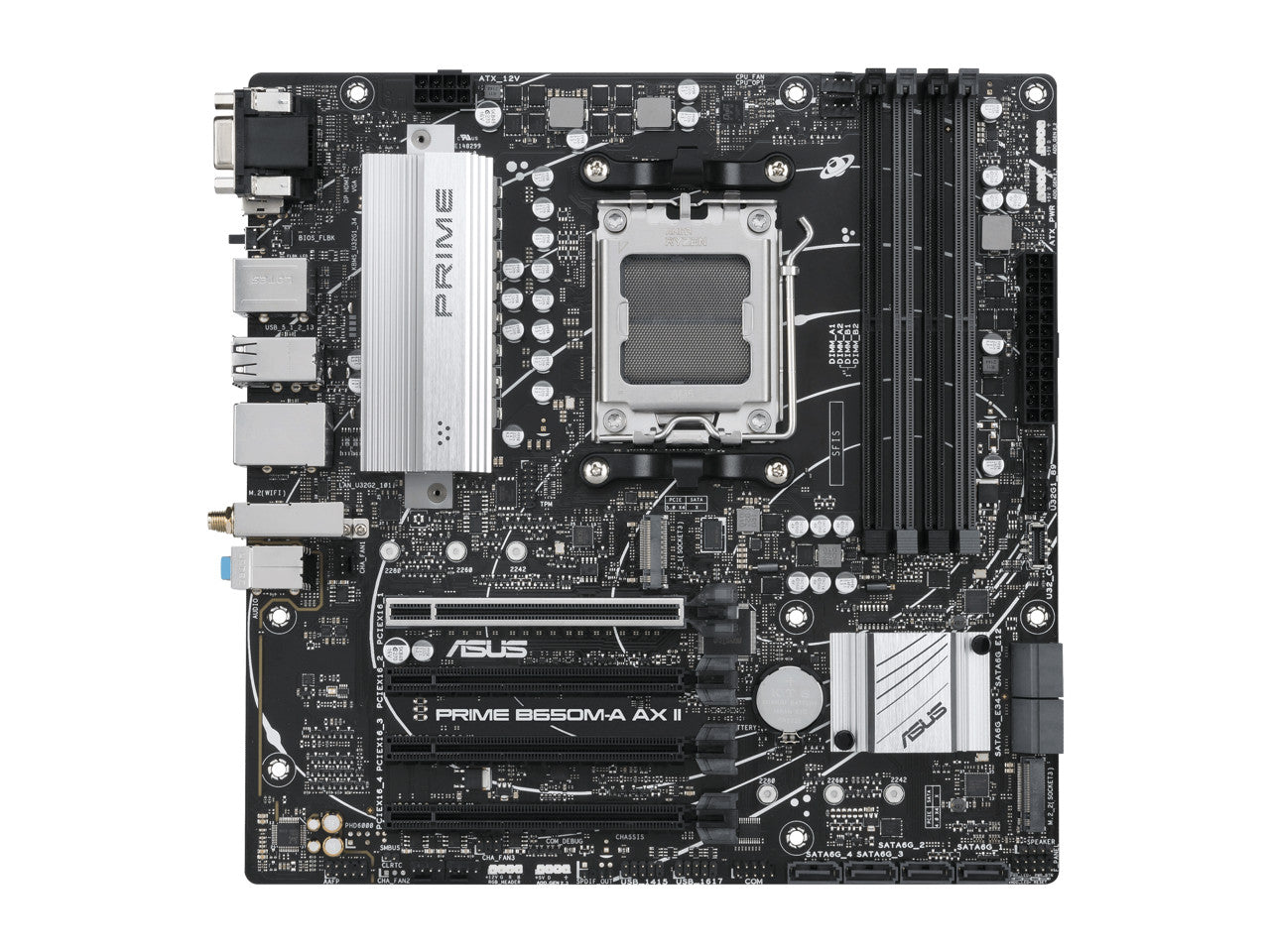 ASUS Prime B650M-A AX II AMD B650(Ryzen 7000) Micro-ATX Motherboard DDR5