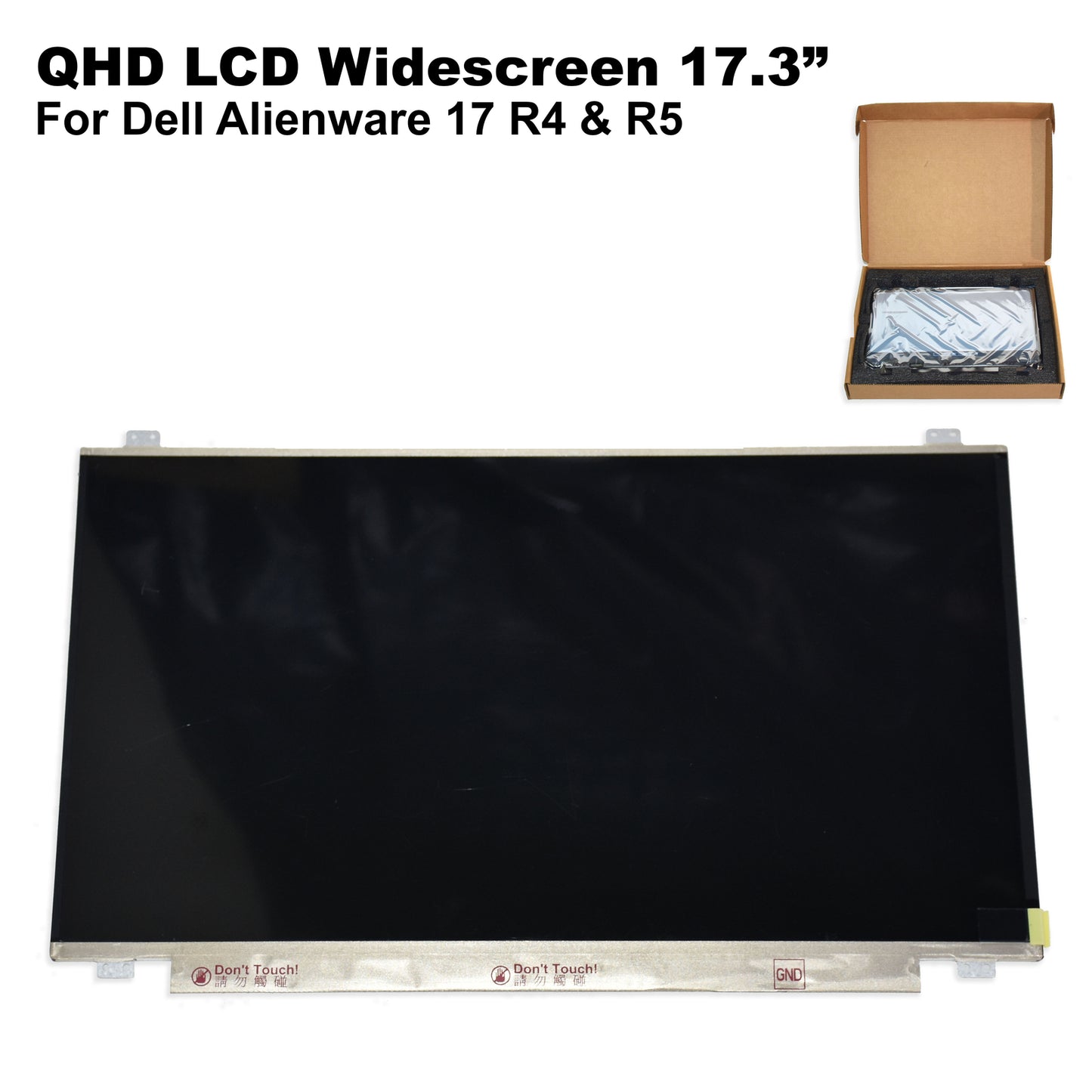Dell Alienware 17 R4 R5 17.3" QHD EDP LCD Widescreen Matte B173QTN01.4 JYWWF