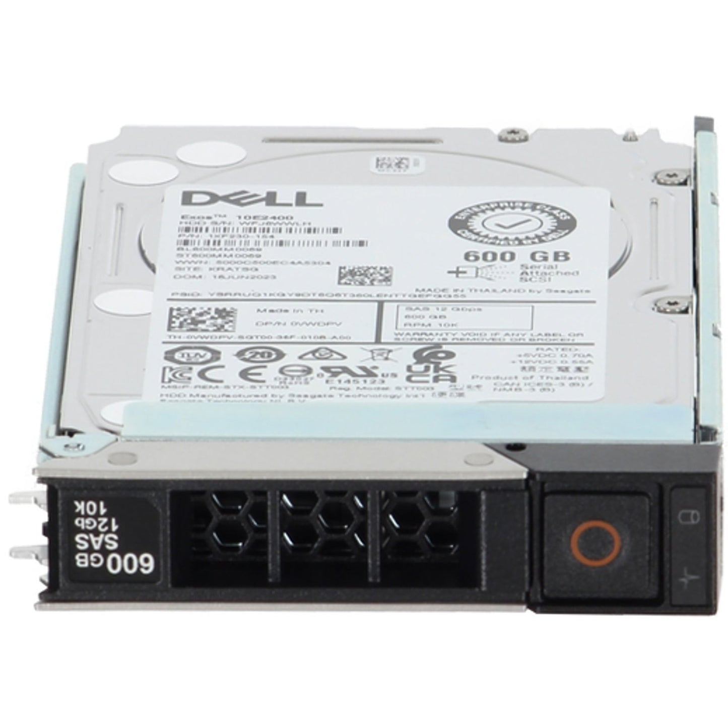 Dell 600GB 10K 512n 12Gbps SAS 2.5 HDD Exos 10E2400 (VWDPV) (NOT FOR HOME PC)