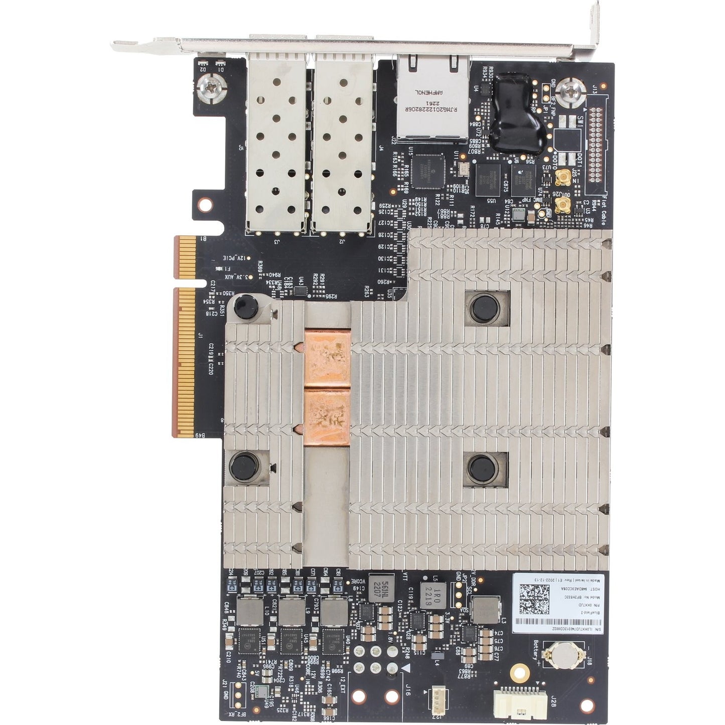 Dell NVIDIA BlueField-2 2x25Gb SFP56 PCIe 4.0 x8 FHHL DPU (KK7JD)