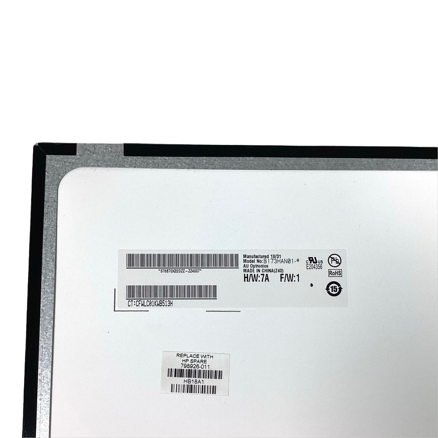 HP replacement 798926-011 LCD Screen Matte FHD 17.3" Display 1920x1080