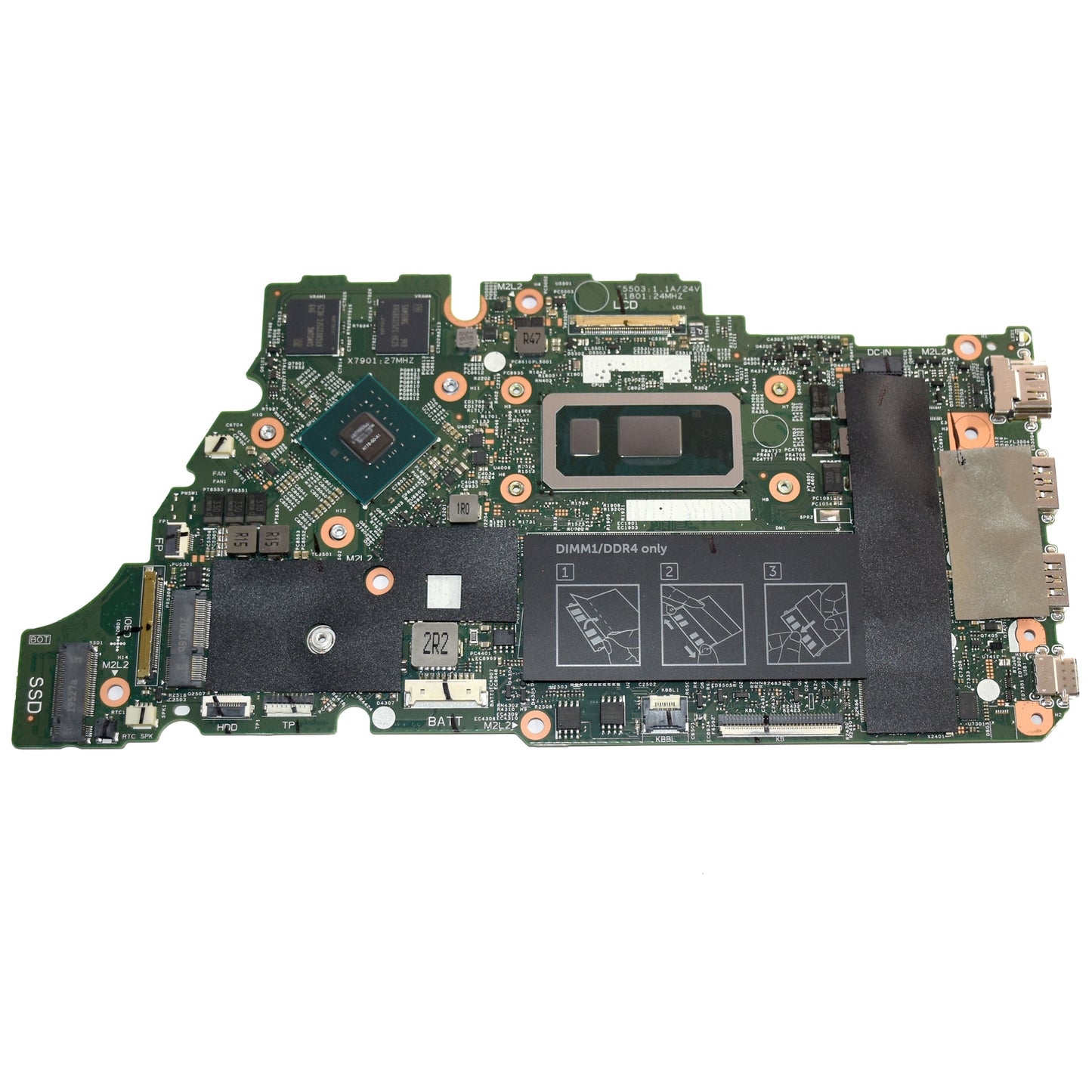 Dell Vostro 5490 5590 Motherboard Core i5-10210U 4GB RAM NVIDIA MX230 FKDCV