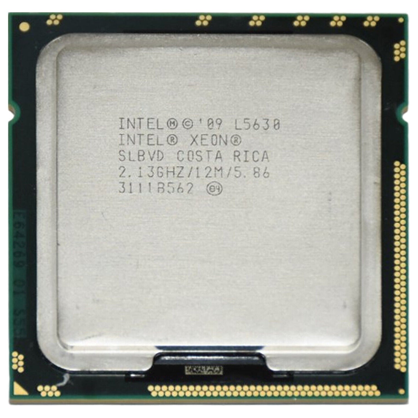 Lot of 10 Intel Xeon L5630 2.13GHz 4-Core CPUs SLBVD 12MB Cache LGA1366 Server