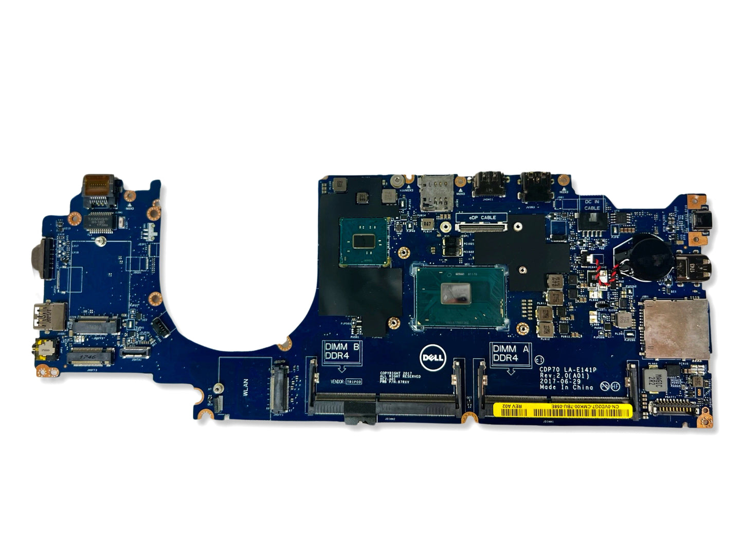 Dell Latitude 5480 E5480 Motherboard Intel i5-6440HQ 2.6GHz DDR4 LA-E141P VD2G7