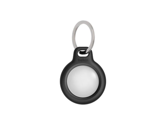 Belkin Apple AirTag Secure Holder with Key Ring - Durable, Scratch-Resistant Cas