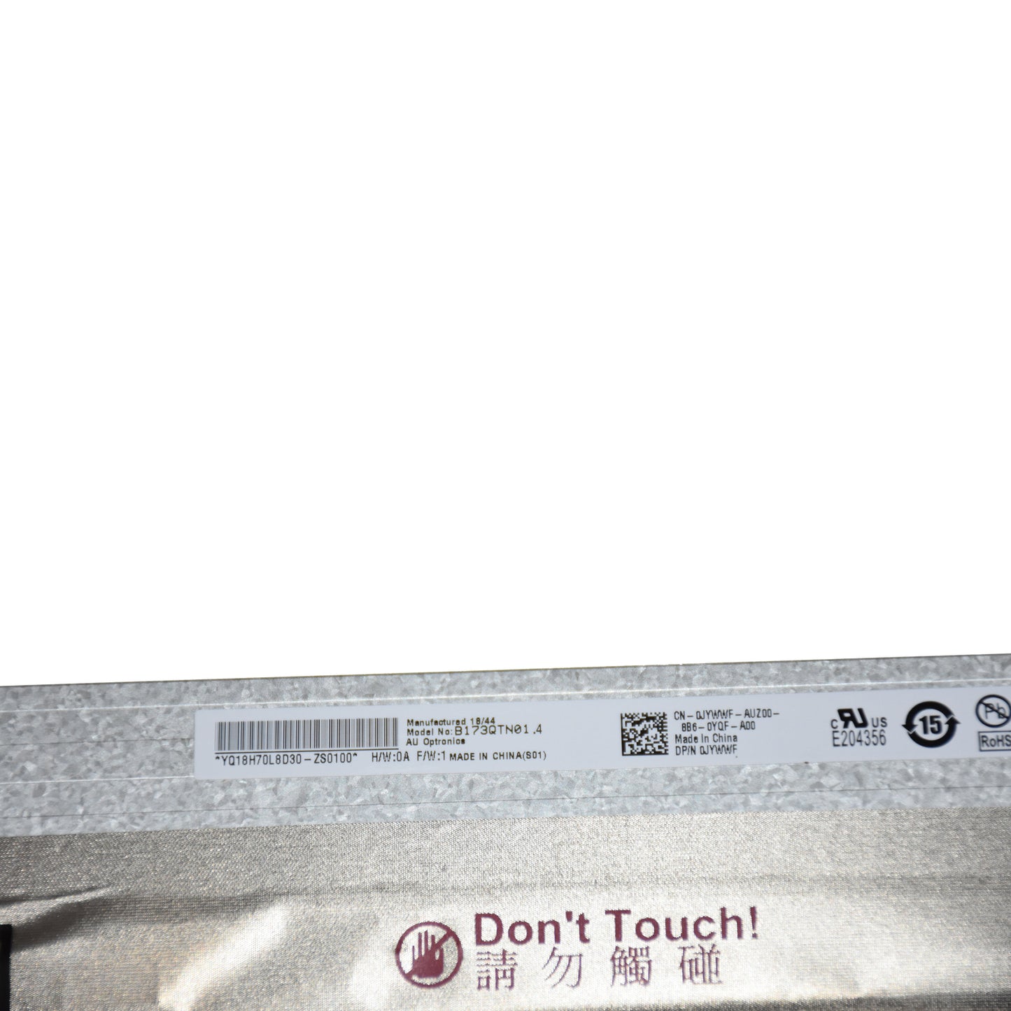 Dell Alienware 17 R4 R5 17.3" QHD EDP LCD Widescreen Matte B173QTN01.4 JYWWF