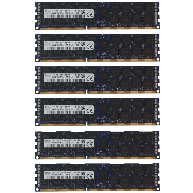 96GB Kit 6x 16GB DELL POWEREDGE R910 R915 C1100 C8220 M710hd T710 Memory Ram