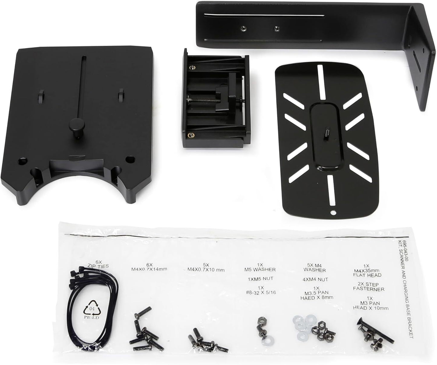 Ergotron Scanner Shelf VESA Mount Black Add-On Bracket for Monitor Arms - 97-815