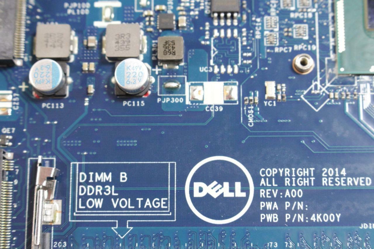 Dell Latitude E5250 Laptop Motherboard w/ Intel Celeron 3755U 1.70Ghz CPU X5KDX