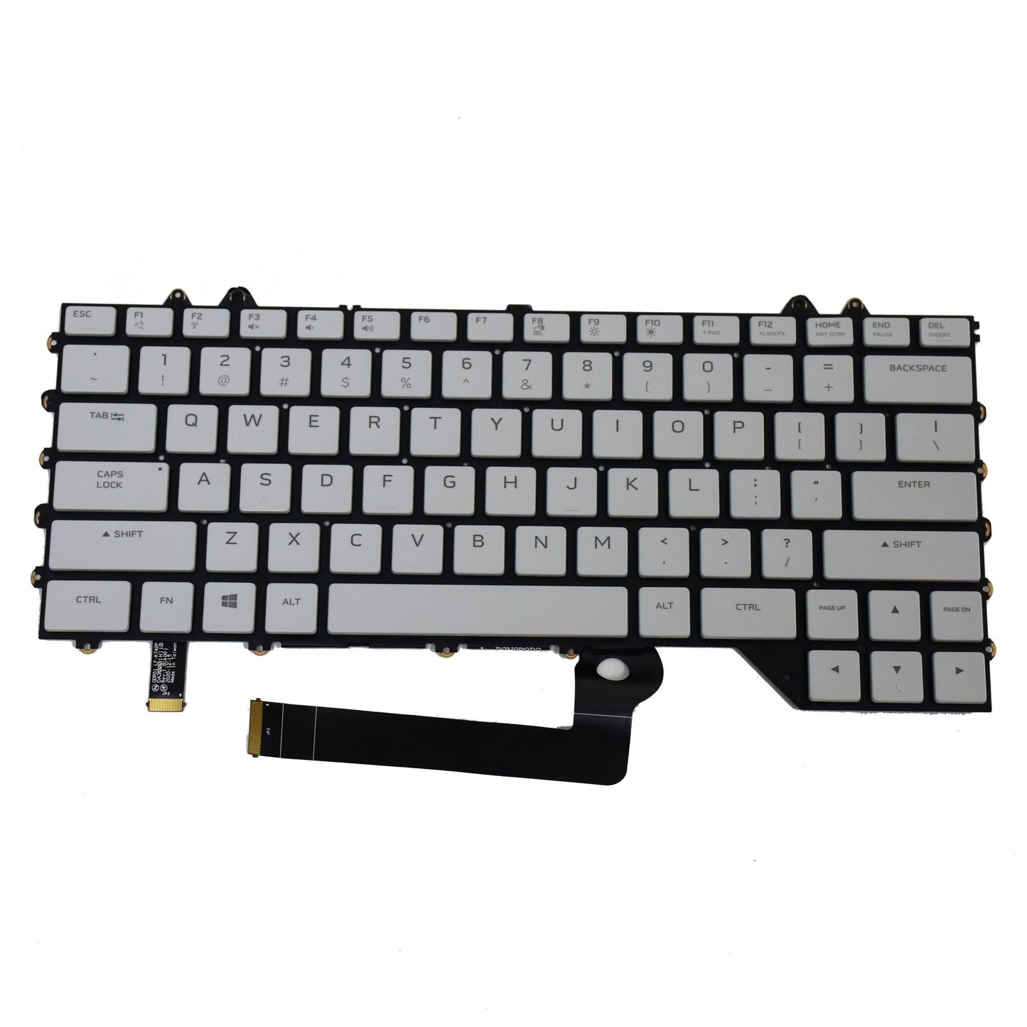 Dell Alienware m15 R4 Cherry MX Mechanical Backlit Keyboard Assembly XDPC4 X4R30