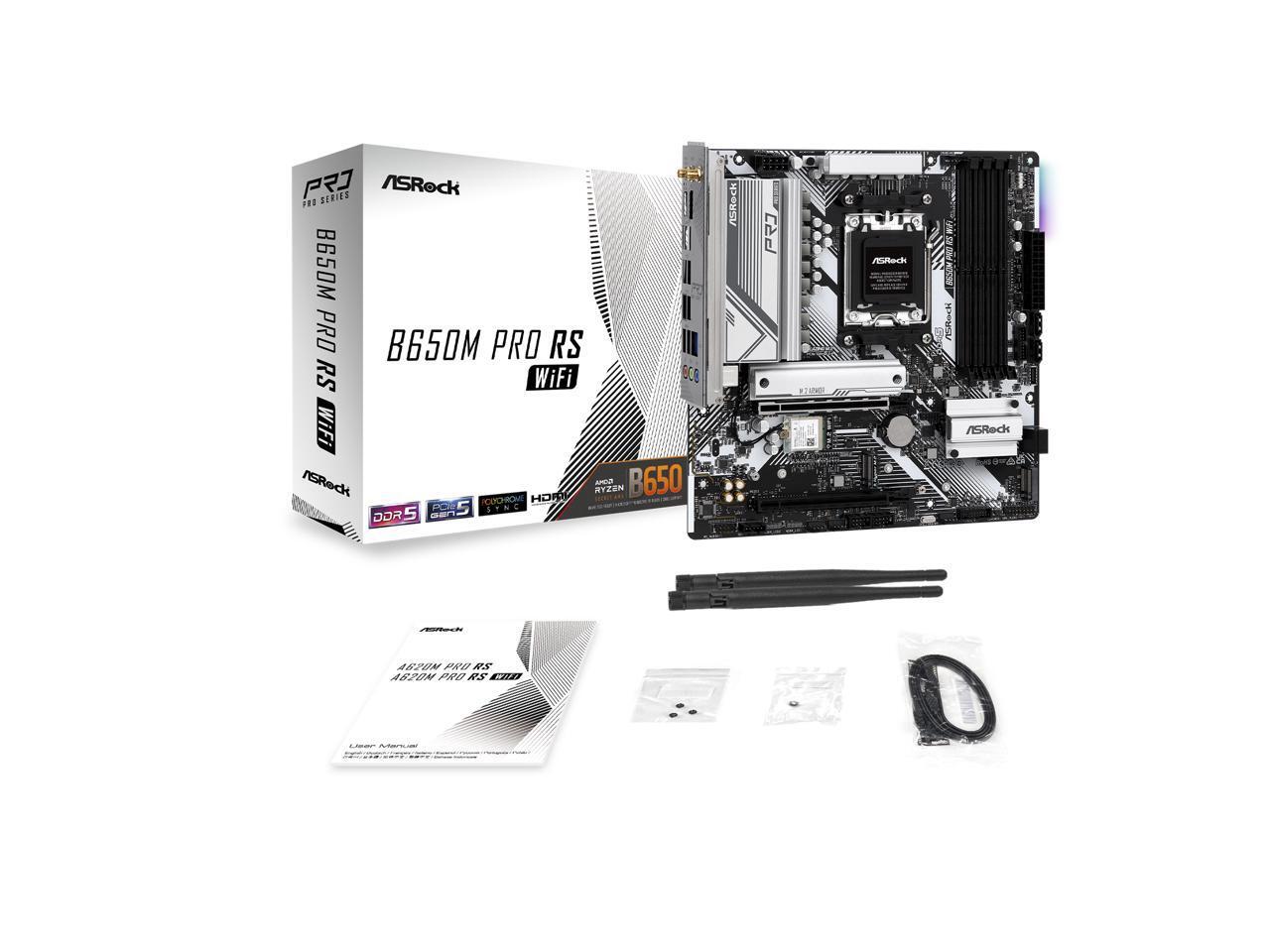 ASRock MB ASROCK|B650M PRO RS WIFI R Motherboard