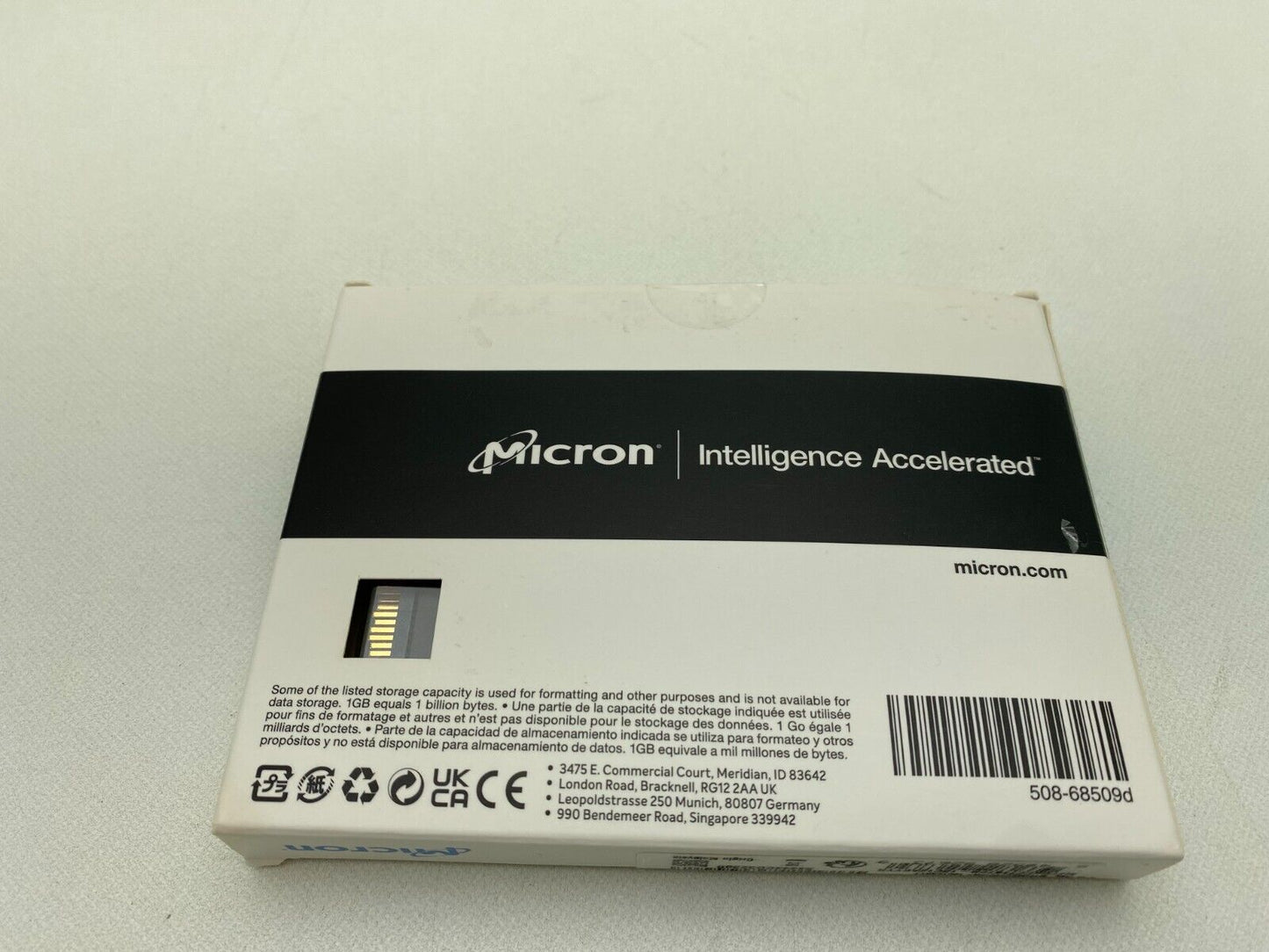 New Micron MTFDKCC7T6TFR-1BC1ZABYYR 7450 PRO - SSD - 7.68 TB - U.3 PCIe 4.0 NVMe